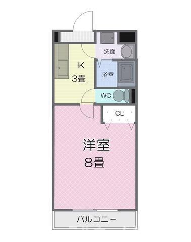 MYUIII(1K/2階)の間取り写真