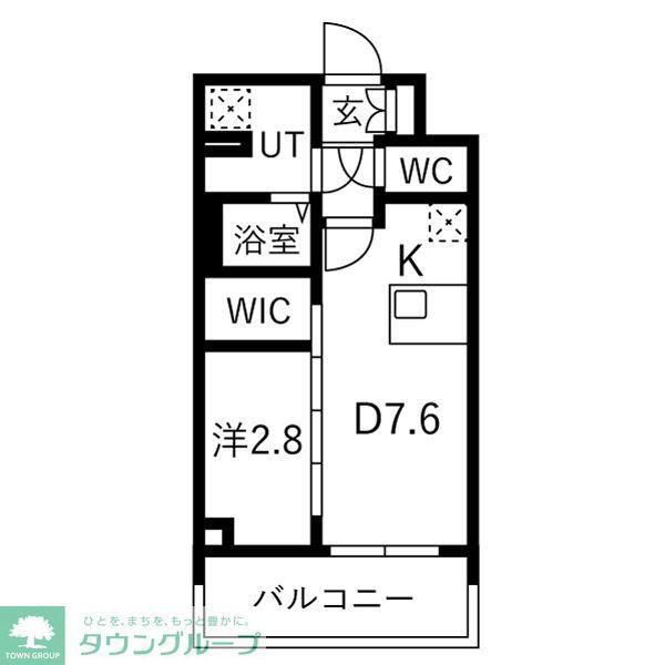 メイクスアート名古屋リニアFRONT(1DK/3階)の間取り写真