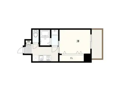 CLASS HILLS 新深江(1K/3階)の間取り写真