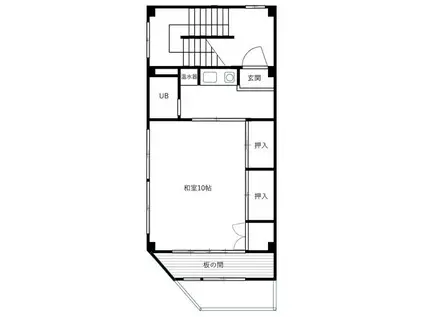 ワールドフラッグ金山(1K/5階)の間取り写真