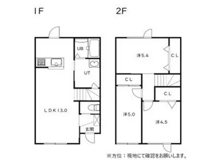 MAISON DE COCO(3LDK/1階)の間取り写真