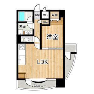 テラパークN1(1LDK/3階)の間取り写真