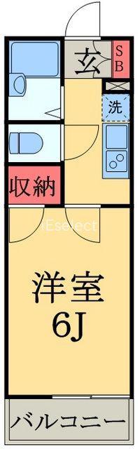 LPフジニューコート(1K/3階)の間取り写真