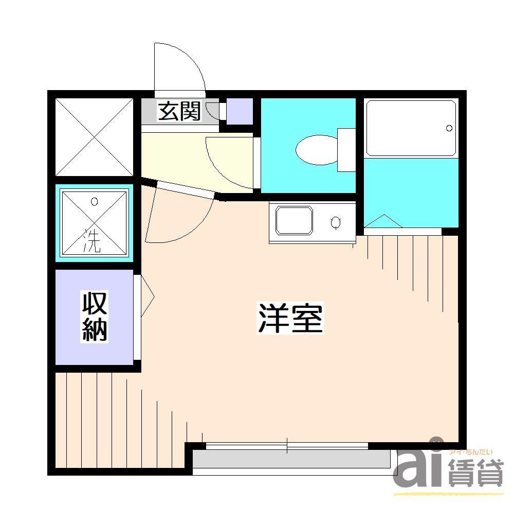 AIFORT椎名町 アイフォート椎名町(ワンルーム/3階)の間取り写真
