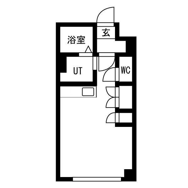 アイホーム銭函(ワンルーム/3階)の間取り写真