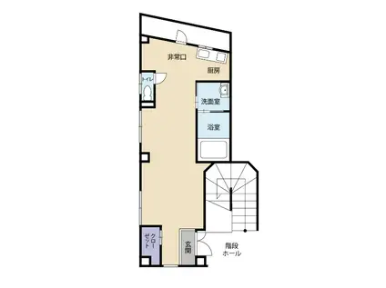 アミューズメントビルライカIII(ワンルーム/3階)の間取り写真