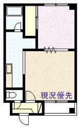 MK525(1DK/2階)の間取り写真