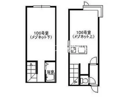 FELICE北31条(1LDK/1階)の間取り写真