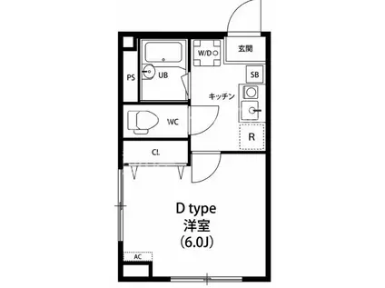 リブリ・美寿ゞ(1K/2階)の間取り写真