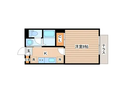 FU-YOU LUMIEREB(1K/3階)の間取り写真