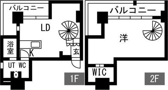 OZ ALLOGGIO(1LDK/9階)の間取り写真