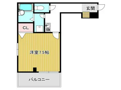 MS VILLAGE(1K/4階)の間取り写真