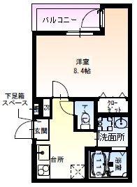 フジパレス塚本駅西I番館(1K/3階)の間取り写真
