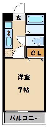 マイナビ STAYミライエ大宮浅間町(1K/3階)の間取り写真