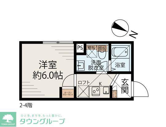 GRANDIR 神保町(1K/4階)の間取り写真