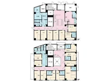 TCRE森下(ワンルーム/2階)の間取り写真