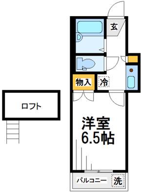 リッチモンド太田南(1K/1階)の間取り写真