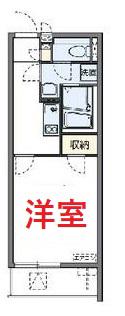 クレイノTATEISHI(1K/3階)の間取り写真
