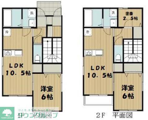 プレパルク(1LDK/1階)の間取り写真