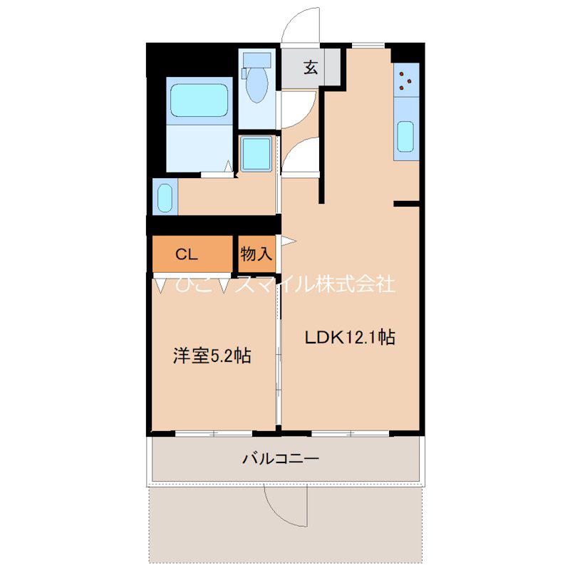 AMENITY N(2LDK/1階)の間取り写真