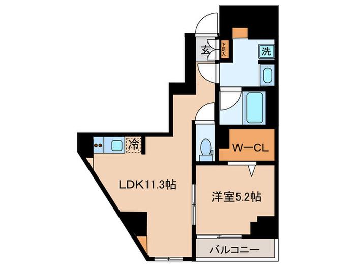 アイルプレミアム本駒込(1LDK/9階)の間取り写真