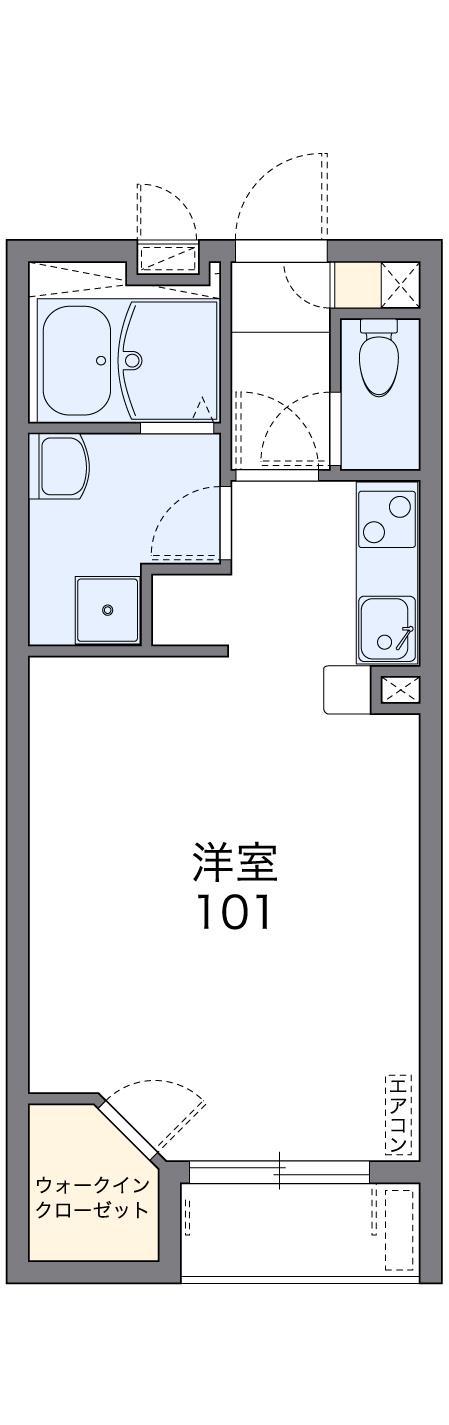 レオネクスト碧(1K/2階)の間取り写真