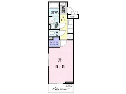 グレイス・ゴッド(1K/3階)の間取り写真