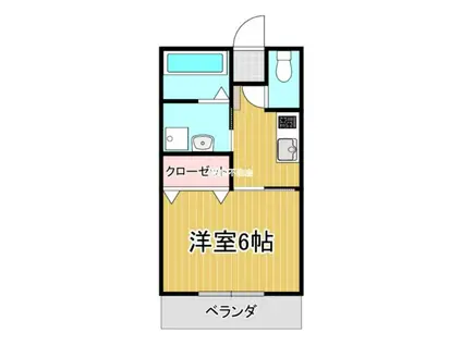 ラフィーネコート(1K/1階)の間取り写真