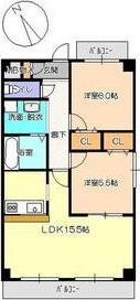 レスカトール(2LDK/3階)の間取り写真