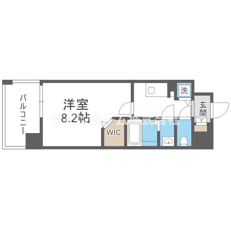 ミラージュパレスLOTUS LIFE(1K/2階)の間取り写真