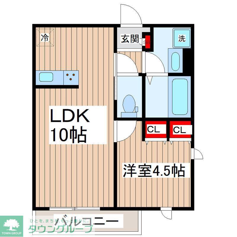 プラネッツ(1LDK/3階)の間取り写真