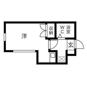 RX神宮前(ワンルーム/2階)の間取り写真