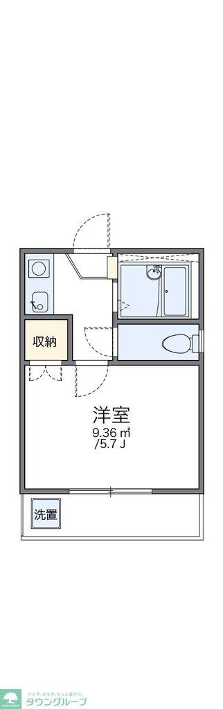 レオパレス西川口第26(1K/2階)の間取り写真