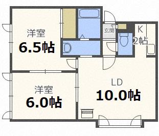 グラン・カサ・II(2LDK/1階)の間取り写真