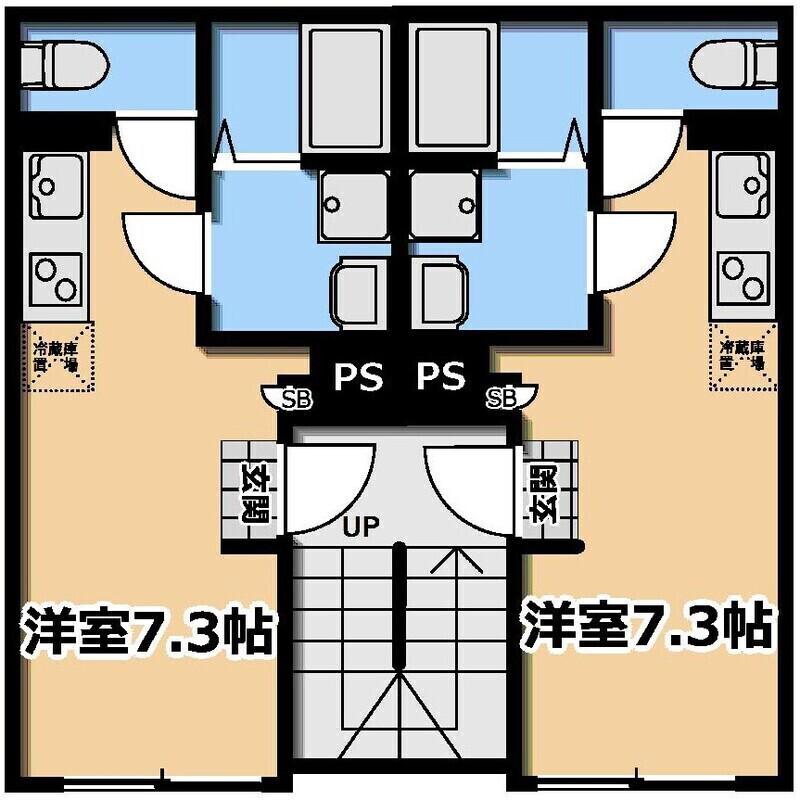 KI-FLAT 山吹町(ワンルーム/4階)の間取り写真
