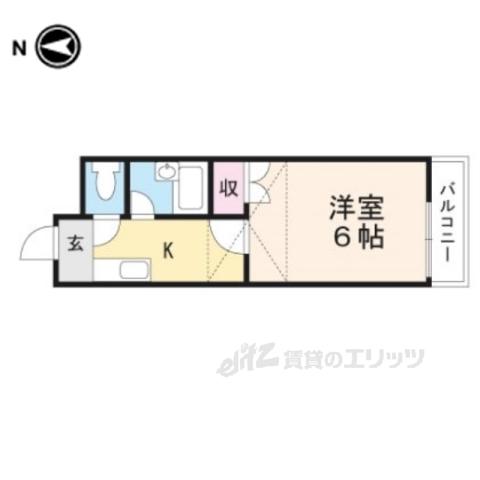 プレアール船橋(1K/3階)の間取り写真