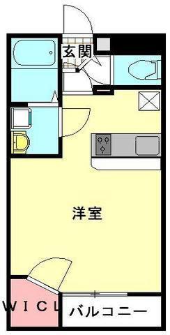 SEIWAII(1K/1階)の間取り写真