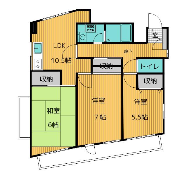 PRIMO(3LDK/4階)の間取り写真