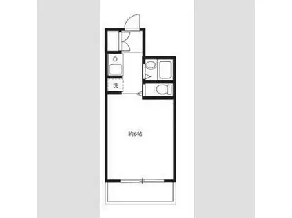ウィンベルソロ西川口第10(ワンルーム/8階)の間取り写真