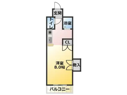 サンロード共和(1K/3階)の間取り写真