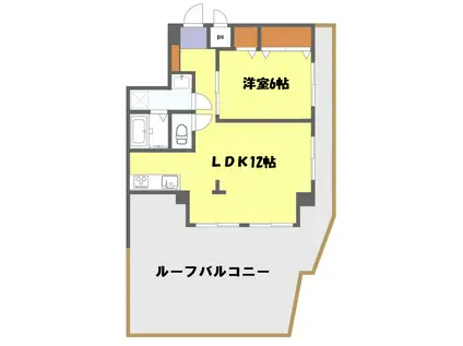 サンライズ豊玉(1LDK/7階)の間取り写真