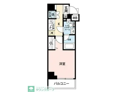 マイナビSTAYモンターニュ武蔵小杉(1K/3階)の間取り写真