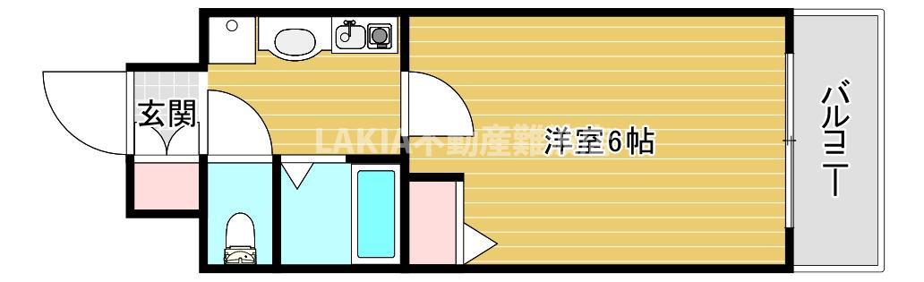 エステムコート難波センチュリオ(1K/3階)の間取り写真