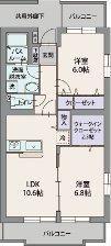パストラル(2SLDK/2階)の間取り写真