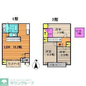 りびんぐ横浜(3LDK/1階)の間取り写真