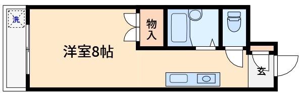 BLD.SATO(1K/4階)の間取り写真