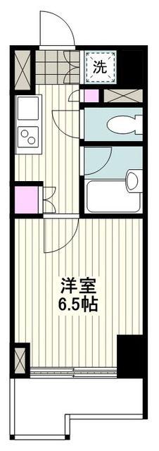 ルーブル川崎弐番館(1K/12階)の間取り写真