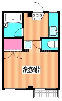 グリタガーデン(1K/2階)の間取り写真