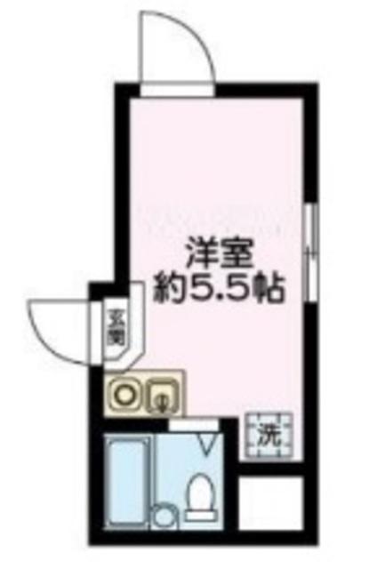 リブ野方(ワンルーム/3階)の間取り写真