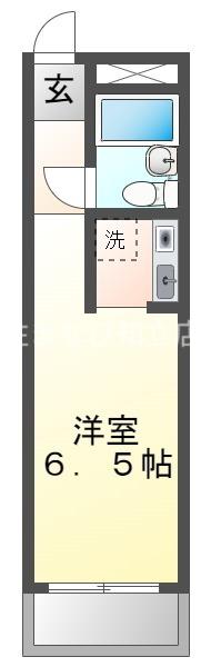 ピュアプレイス(1K/3階)の間取り写真
